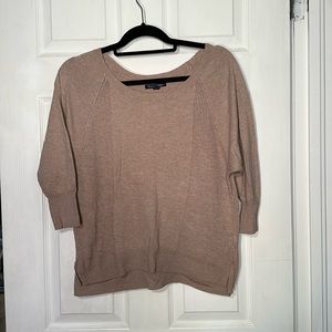 Women’s Brown 3/4 sleeve sweater